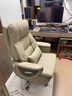伯格森電動(dòng)老板椅午休可躺辦公椅真皮工學(xué)沙發(fā)座椅久坐舒適家用電腦椅子 卡其色【電動(dòng)按摩-通風(fēng)加熱】 精選頭層牛皮 曬單實(shí)拍圖