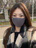 南啵丸高顏值保暖口罩女秋冬季防風(fēng)防寒時(shí)尚3d立體戶(hù)外騎行面罩護眼角 3只裝【黑色+黑色+灰色】 曬單實(shí)拍圖