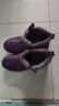 足力健大師雪地靴女冬季加絨加厚防水外穿媽媽鞋中老年運動(dòng)老人防滑大碼棉鞋 L-MX503紫色 女款 39 曬單實(shí)拍圖