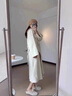 UJR白色雙面呢子大衣女2025新款秋冬季感系帶毛呢外套小個(gè)子氣質(zhì) 奶白色雙面呢大衣 奶白色雙面呢 S 曬單實(shí)拍圖