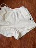MO&Co.衛褲春美式運動(dòng)風(fēng)抽繩松緊高腰MC刺繡棉質(zhì)短褲休閑褲摩安珂 杏黃色 S 160 曬單實(shí)拍圖