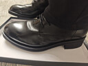 CAPLOST意大利馬皮男士褶皺質(zhì)感馬丁靴復古水洗高幫手工皮靴商務(wù)休閑短靴 黑色 43 曬單實(shí)拍圖