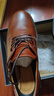 愛(ài)步（ECCO）商務(wù)皮鞋男 26年舒適正裝皮鞋德比鞋男鞋男士婚鞋 都市倫敦525604 深棕紅52560401053 39 曬單實(shí)拍圖