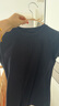 何佳功T恤短袖女修身顯瘦圓領(lǐng)修身打底衫2025夏季新款女裝緊身小個(gè)子 黑色 M 【建議90-110斤】 曬單實(shí)拍圖