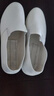 小回力家【廠(chǎng)牌】韓版舒適護士鞋輕便休閑美容帆布鞋一腳蹬懶人鞋 白色 1911標準尺碼 44 男款 曬單實(shí)拍圖