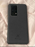 ESCASE 華為P40pro+手機殼保護套 個(gè)性創(chuàng  )意全包邊防摔貼皮背殼適用于華為P40 ES-19深邃黑 曬單實(shí)拍圖