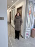 鴨鴨（YAYA）品牌正品媽媽鵝絨服中長(cháng)款2025新款中老年女裝冬季羽絨厚外套 咖色 L (建議90-105斤) 曬單實(shí)拍圖