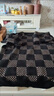 花花公子（PLAYBOY）男裝新款毛衣男士針織打底保暖線(xiàn)衣花格子加厚圓領(lǐng)套頭時(shí)尚/毛衣 黑色111【品牌特價(jià)清倉撿漏】 L 90-115斤 曬單實(shí)拍圖