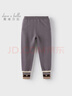 戴維貝拉（DAVE＆BELLA）女童長(cháng)褲兒童褲子小女孩打底褲春裝新款束腳褲洋氣中大童衛褲 丁香紫灰【現貨】 120 cm（建議身高110-120cm） 曬單實(shí)拍圖