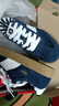 Kappa卡帕女鞋復古德訓鞋女2025冬季新款百搭板鞋子女情侶休閑運動(dòng)鞋女 暗夜藍黑/韓國白 37 曬單實(shí)拍圖