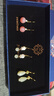 京生雅飾S925銀和田玉耳環(huán)耳釘耳墜輕奢小眾生日新年情人節禮物女朋友實(shí)用 和田玉瑪瑙耳環(huán)三件套【禮盒裝】 曬單實(shí)拍圖