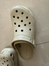 CROCS卡駱馳檀健次推薦款光輪洞洞鞋|207988 骨白色-2Y2 37/38(230mm) 曬單實(shí)拍圖
