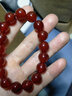 世福星8A級正品紅瑪瑙手串水晶瑪瑙手鏈女款紅色轉運本命年女士生日禮物 8A收藏級臻品紅瑪瑙-12MM 附證書(shū) 曬單實(shí)拍圖