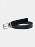 哈吉斯（HAZZYS）配飾 男士針扣皮帶鱷魚(yú)紋時(shí)尚腰帶男ALFZ3MCS026 黑色BK 116cm 曬單實(shí)拍圖