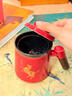 旭杉斯2026馬年創(chuàng  )意禮品陶瓷茶水分離泡茶杯子帶過(guò)濾紅色水杯定制 馬到成功·木柄百川杯【三件套-簡(jiǎn)裝】 曬單實(shí)拍圖