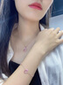 紀思梵輕奢花環(huán)蝴蝶項鏈女愛(ài)心女士項鏈送老婆七夕情人節禮物 蝴蝶花環(huán)項鏈 曬單實(shí)拍圖