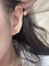 QMXDS999純銀貓咪螺絲耳釘女小巧足銀耳環(huán)養耳洞洗睡免摘耳骨兒童飾品 S999足銀貓咪-螺絲耳釘【2只價(jià)】 曬單實(shí)拍圖