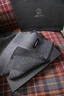 利伯100%純山羊絨高檔灰色男士圍巾冬季加厚保暖百搭簡(jiǎn)約針織長(cháng)款圍脖 深灰色 曬單實(shí)拍圖