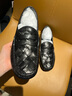 維絲圖西品牌編織豆豆鞋男夏季新款真皮樂(lè )福鞋套腳薄款軟底休閑皮鞋 黑色 38 曬單實(shí)拍圖