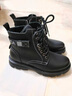 CATCH&RULX馬丁靴男冬季真皮潮流男鞋加絨保暖羊毛里工裝靴高幫雪地靴 FBG8110黑色四季款 41 標準皮鞋尺碼 曬單實(shí)拍圖