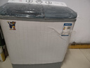 小鴨6公斤 半自動(dòng)洗衣機家用迷你 雙電機大容量雙桶雙缸波輪洗衣機脫水甩干雙筒 曬單實(shí)拍圖