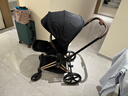 Cybex鉑金線(xiàn)Priam4代高景觀(guān)嬰兒推車(chē)雙向可平躺新生兒高端出生禮物 賽亞黑布套+玫瑰金車(chē)架 曬單實(shí)拍圖