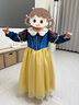 G.DUCKKIDS小黃鴨白雪公主裙兒童演出服女童裙子春秋中小童寶寶生日禮服紗裙 圖片色 120 cm 曬單實(shí)拍圖