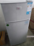 志高（CHIGO）小冰箱迷你小型家用冷藏冷凍兩用宿舍出租房用雙門(mén)辦公室電冰箱節能省電 【凈化除味】82L銀色【三天約一度電】 曬單實(shí)拍圖