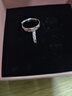 ALLOVE純銀情侶戒指男女款表白求婚對戒平安夜圣誕節禮物送女友老婆生日 曬單實(shí)拍圖