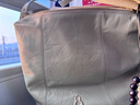半坡飾族（bampo）新款綿綿雙肩包報喜包女包多功能單肩斜挎牛皮舒適大容量包包新年 杏子灰130 曬單實(shí)拍圖