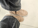 Pansy日本女鞋新款高幫女士休閑鞋加絨軟底舒適鞋4287 卡其色 38 曬單實(shí)拍圖