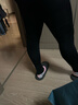 浪莎（LangSha）打底褲襪秋冬季中厚薄絨款天鵝絨加襠連褲襪打底褲女九分外穿褲襪 秋冬款1200D迷你絨黑色九分褲 1條 曬單實(shí)拍圖