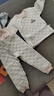 翹腳鴨兒童睡衣嬰兒衣服新生兒套裝春秋加厚保暖寶寶夾棉秋衣秋褲秋冬季 淺粉色 【三層夾棉】 90 （建議身高78-85cm） 曬單實(shí)拍圖