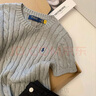 POLO SPORT美國保羅小馬標刺繡短袖T恤女裝針織衫休閑寬松大碼時(shí)尚潮流毛衣 藏藍 L 建議115-125斤穿 曬單實(shí)拍圖