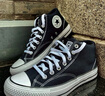匡威（Converse）官方 莫爾登All Star帆布運動(dòng)休閑板鞋黑色A00811C A00811C 42.5 曬單實(shí)拍圖