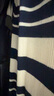OVV秋冬熱賣(mài)女裝經(jīng)典橫條紋高領(lǐng)長(cháng)袖羊毛針織連衣裙 藏青條紋 L 曬單實(shí)拍圖