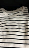 熱風(fēng)短袖t恤女春秋新款基礎純色圓領(lǐng)短袖正肩打底衫T恤上衣內搭女 40黑白條紋 XL 曬單實(shí)拍圖