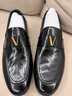 維絲圖西 VISTURSI品牌男士瘦版英倫休閑皮鞋男鞋夏季2025新款軟底百搭韓版商務(wù)潮鞋 黑色 41 曬單實(shí)拍圖