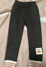 純棉女童打底褲子春秋外穿中小兒童長(cháng)褲韓版打底褲 加絨兩件：黑色繡標+深灰繡標 120 【建議身高110-120cm】 曬單實(shí)拍圖