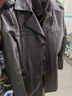 皮爾卡丹100%真皮皮衣男秋冬裝中長(cháng)款西裝領(lǐng)皮風(fēng)衣加絨加厚海寧男士皮夾克 黑色（薄絨） 有腰帶 2XL 185-(建議155-175) 曬單實(shí)拍圖