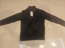 七匹狼【于適同款】衛衣男士2025秋季新品羊毛拉鏈半高領(lǐng)T恤衫不易變形 002(黑灰) XL 175/92A 曬單實(shí)拍圖