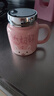幾物森林 陶瓷馬克杯喝水杯子咖啡杯情侶杯早餐杯茶杯男女 心態(tài)極好粉色 曬單實(shí)拍圖