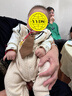乖奇熊秋冬季男寶寶保暖毛衣假兩件連體衣嬰幼兒紳士風(fēng)長(cháng)袖哈衣爬服外出 曬單實(shí)拍圖