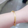 樂(lè )如魚(yú)黃金helloKitty手鐲女999足金卡通凱蒂貓半鐲手鏈七夕情人節送禮 足金KT貓手鐲 約6.3g/帶證書(shū) 曬單實(shí)拍圖