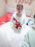薇戀夢(mèng)嵐冬季主輕婚紗2025新款新娘結婚保暖白色長(cháng)袖加厚冬款森系齊地 白色送頭紗撐手套 S 曬單實(shí)拍圖