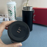 IKXO高檔純鈦保溫杯茶水分離泡茶杯智能顯溫個(gè)人專(zhuān)用水杯男送禮可定制 紳士黑（禮盒裝） 曬單實(shí)拍圖