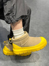 UGG EVERSHEEPSKINS王一博同款UG家塔斯曼冬季加絨厚底雪地靴羊毛一體防水彩殼短靴 UGG短筒-黃色 40 【標準尺碼】 曬單實(shí)拍圖