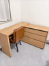 全友家居北歐原木風(fēng)斗柜一體梳妝臺臥室家用床邊收納儲物置物轉角柜子 曬單實(shí)拍圖