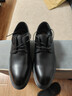 波圖蕾斯皮鞋男士系帶商務(wù)休閑鞋英倫百搭厚底正裝鞋婚鞋男 9033 黑色 39 曬單實(shí)拍圖