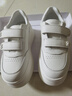 百麗（Belle）厚底增搞小白鞋女便捷雙魔術(shù)貼百搭板鞋B2754CM5預售 白色 35 (225mm) 曬單實(shí)拍圖
